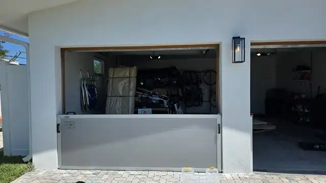 Garage door Barrier